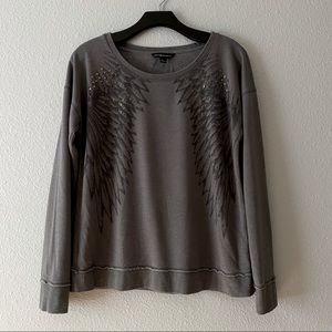 *DONATED* ROCK & REPUBLIC angel wing sweater size L